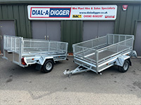 Large ATV trailer for hire from Dial a Digger in Hampshire